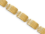 14K Yellow Gold Polished Bracelet (7.25 Inches)